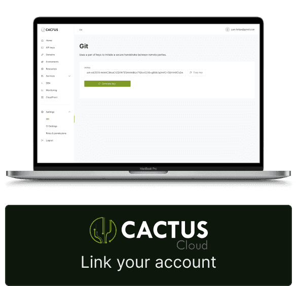 Cactus.cloud console